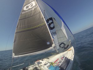 Downwind with Medium Spinnaker