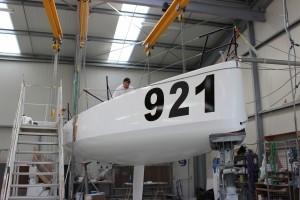 das Boot in der Werft